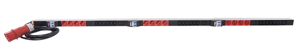 Rem R-3x32-12S-18C13-3C19-A-I-1820-3-3PN Вертикальный блок розеток 19" , до 32А