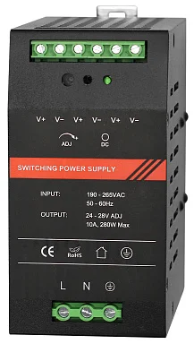 Блок питания Smartec ST-PS210DDU-BK  24 В / 10А