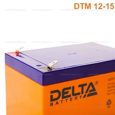 Аккумулятор Delta DTM 1215 AGM (12 В / 14,5 Ач)