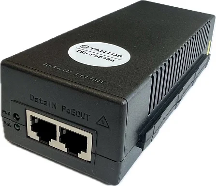 PoE Инжектор Tantos TSn-PoE48n, 1 PoE,  до 30 Вт