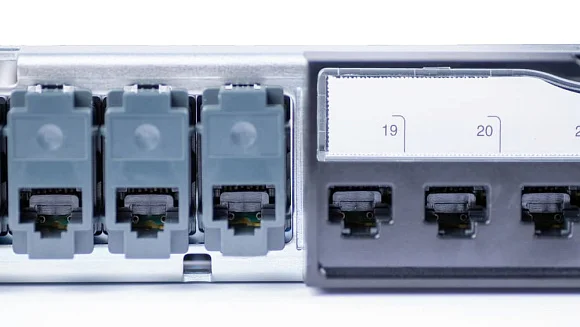 Cabeus PL-24-KJ-RJ45-Cat.6a-180T (11832c) Патч-панель 19"  на 24 порта