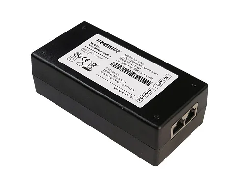 PoE Инжектор TRASSIR TR-I65W2.5GPoE++, 1 PoE,  до 65 Вт