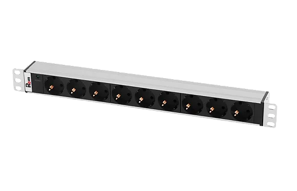 Rem R-10-9S-I-440-Z Горизонтальный блок розеток 19" , до 10А