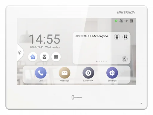 Монитор видеодомофона Hikvision DS-KH9310-WTE1 (B)