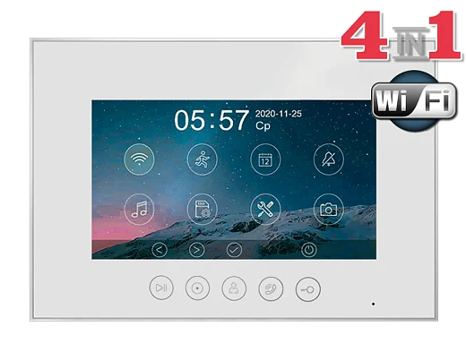 Монитор видеодомофона Tantos Marilyn HD Wi-Fi s XL (white)