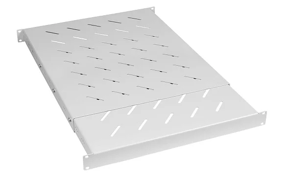 Cabeus SH-J018-SS-600-100KG (11248c) Серая перфорированная полка, 1U