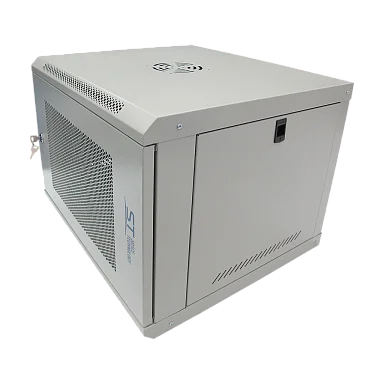 Space Technology ST-NCP9U600 (СЕРЫЙ) С ПОЛКОЙ Настенный 9U телекоммуникационный шкаф 19"