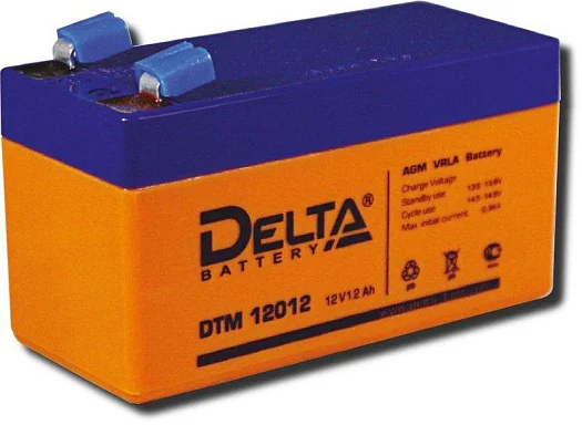Аккумулятор Delta DTM 12012 AGM (12 В / 0,3 Ач)