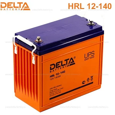 Аккумулятор Delta HRL 12-140 Х AGM (12 В / 140 Ач)