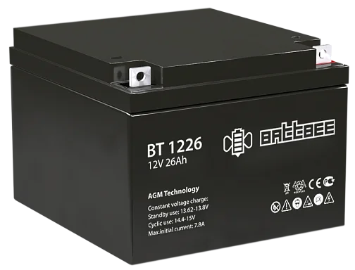 Аккумулятор Battbee BT 1226 AGM (12 В / 26 Ач)