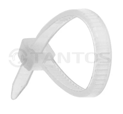 Хомут nylon 100x2,5 мм 100 шт. белый Tantos
