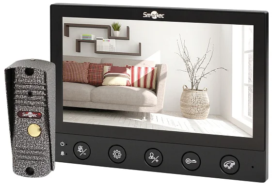 Комплект видеодомофона Smartec ST-MS607HS-BK