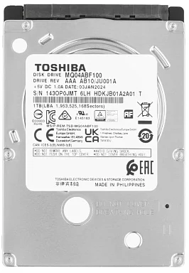 Жесткий диск SSD Toshiba MQ04ABF100,  1 ТБ, 128 МБ 5400 об/мин