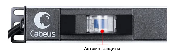 Cabeus PDU-16-14C13-10C19-B (9553c) Вертикальный блок розеток 19" до 16 А