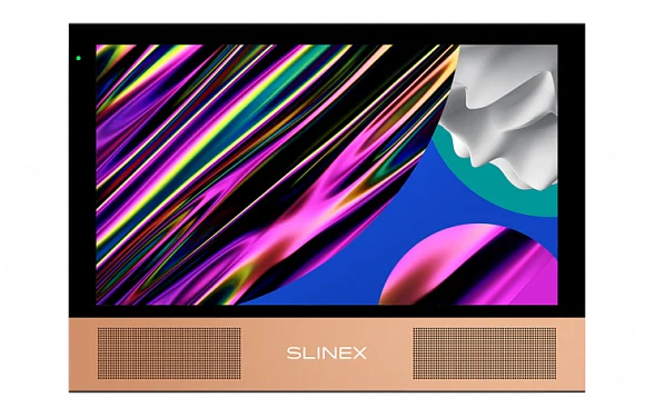 Монитор видеодомофона Slinex Sonik 10 Black+Pink Gold