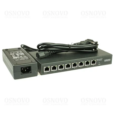 Коммутатор OSNOVO SW-8D-1(120W)