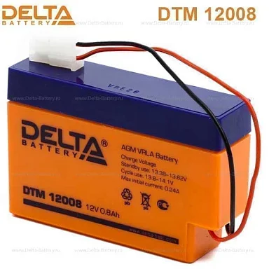 Аккумулятор Delta DTM 12008 (T9)