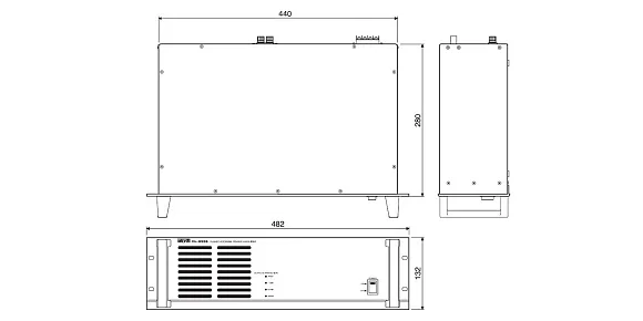 Inter-M PA-6312 Трансляционный усилитель 120 Вт, на 1 зону