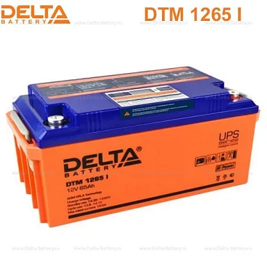 Аккумулятор Delta DTM 1265 I AGM (12 В / 65 Ач)