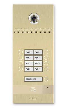 Вызывная панель BAS-IP BI-08FB GOLD