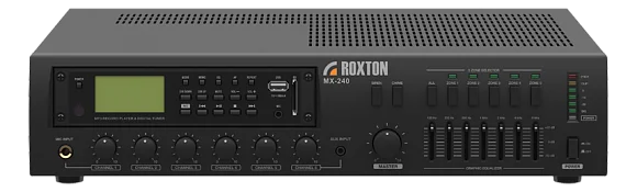 Roxton MX-240 Трансляционный усилитель 240 Вт, на 5 зон