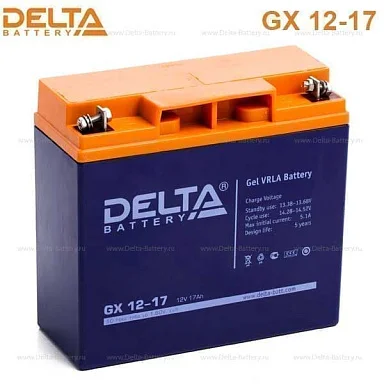 Аккумулятор Delta GX 12-17 GEL (12 В / 17 Ач)