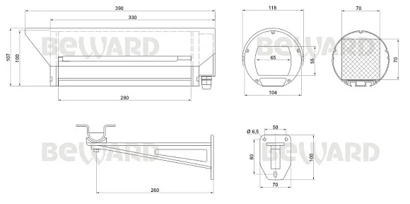 Защитный кожух Beward B10xx-K220