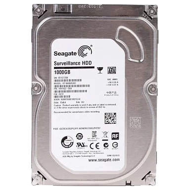 Жесткий диск HDD SEAGATE ST1000VX001,  1 ТБ, 64 МБ 5900 об/мин