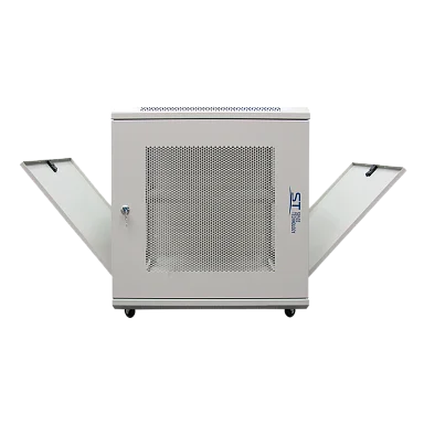 Space Technology ST-NCP12U600 (СЕРЫЙ) С ПОЛКОЙ Напольный 12U телекоммуникационный шкаф 19"