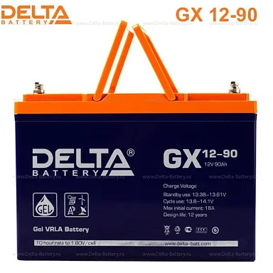 Аккумулятор Delta GX 12-90 GEL (12 В / 90 Ач)