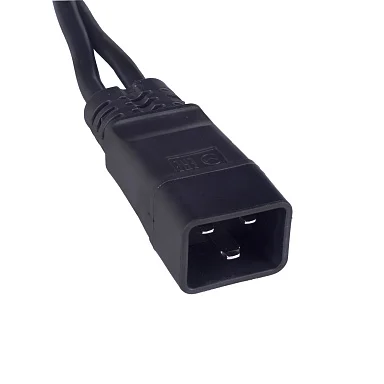 Cabeus PC-IEC20-2xIEC13-1.5-0.3M (12360c) кабель питания IEC 320 C13 + IEC 320 C20, 0.3 м