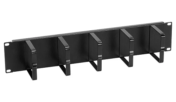 Cabeus JB08-2U-BK (7771c) Горизонтальный 2U кабельный органайзер 19" Черный