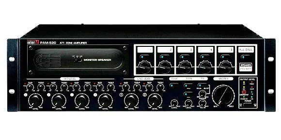 Inter-M PAM-520 Трансляционный усилитель 240 Вт, на 5 зон