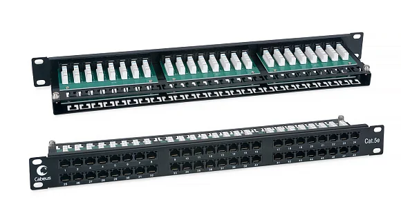 Cabeus PLHD-48-Cat.5e-Dual (7487c) Патч-панель 19"  на 48 портов