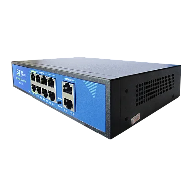 Коммутатор Space Technology ST-S813POE (2M/150W/АB/2BT) PRO