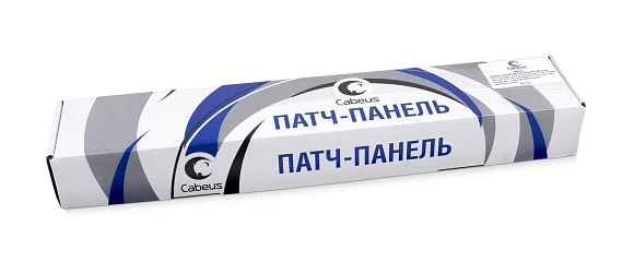 Cabeus PLHD-24-Cat.6-Dual-180-0,5U (9664c) Патч-панель 19"  на 24 порта