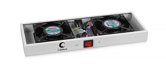 Cabeus TRAY-FAN2 (11253c) вентиляторный модуль, с 2 вентиляторами