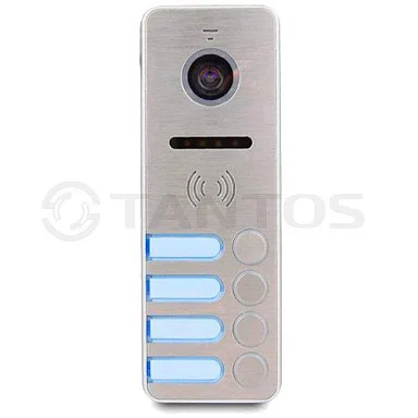 Вызывная панель Tantos iPanel 2 (Metal) 4 аб.