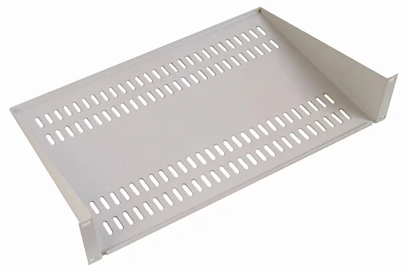 ЦМО МС-40 Серая перфорированная полка, 2U
