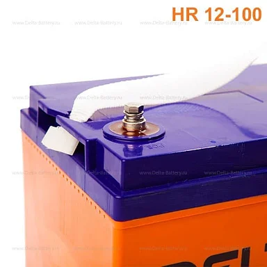 Аккумулятор Delta HR 12-100 AGM (12 В / 100 Ач)