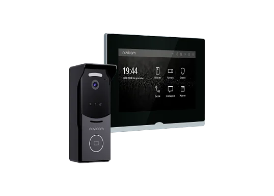 Комплект видеодомофона Novicam IMPULSE 7 IP WIFI KIT BLACK Novicam v.4648