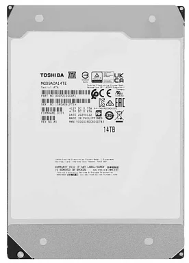 Жесткий диск SSD Toshiba MG09ACA14TE, 14 ТБ, 512 МБ, 7200 об/мин