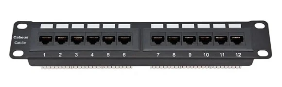 Cabeus PL-12-Cat.5e 10"-Dual (7085c) Патч-панель 10"  на 12 портов