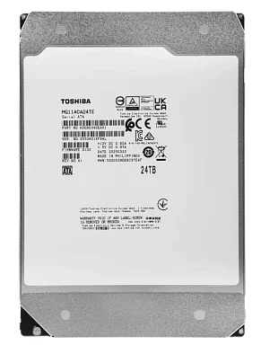 Жесткий диск HDD Toshiba MG11ACA24TE,  24 ТБ, 512 МБ 7200 об/мин