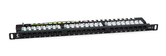 Cabeus PLHD-24-Cat.6-Dual-90-0,5U (9667c) Патч-панель 19"  на 24 порта