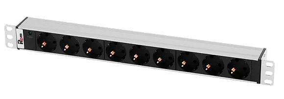 Rem R-10-9S-I-440-Z Горизонтальный блок розеток 19" , до 10А