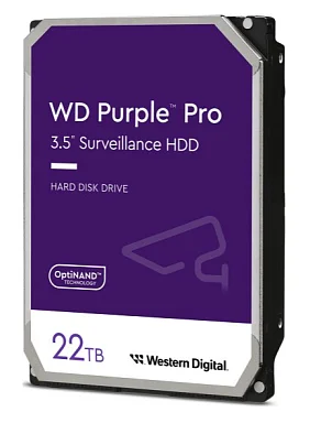 Жесткий диск HDD Western Digital WD221PURP,  22 ТБ, 512 МБ 7200 об/мин