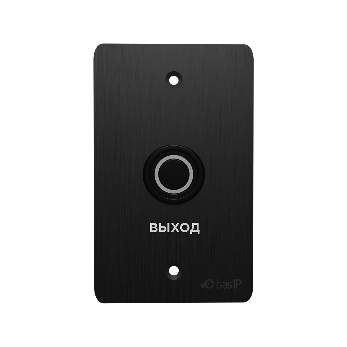 Кнопка выхода BAS-IP SH-45R BLACK врезная механическая