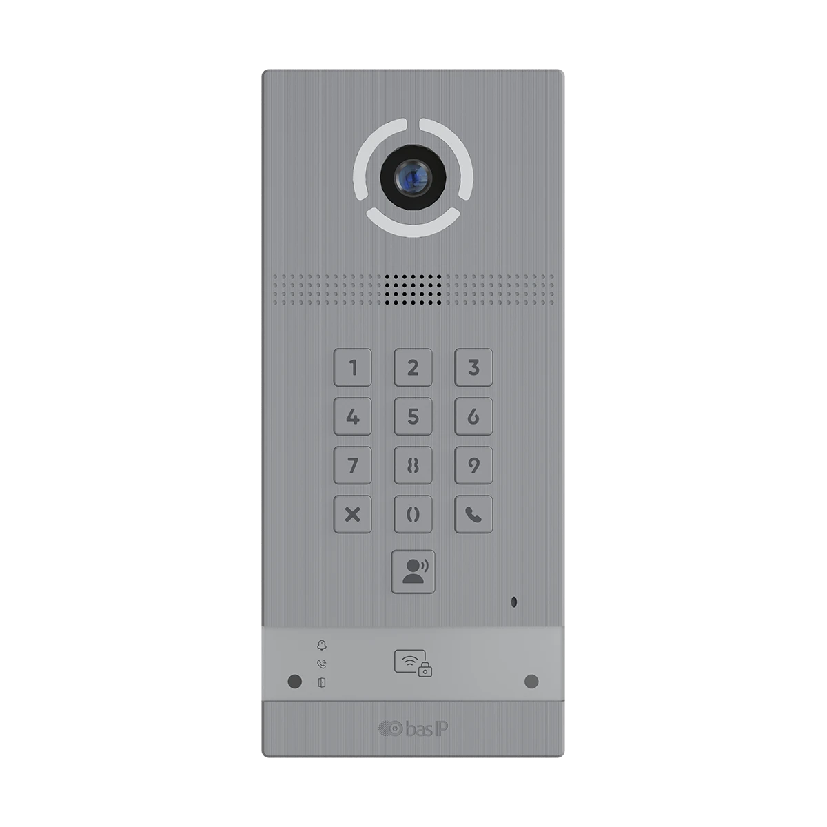 Вызывная панель BAS-IP AV-09KFMI silver