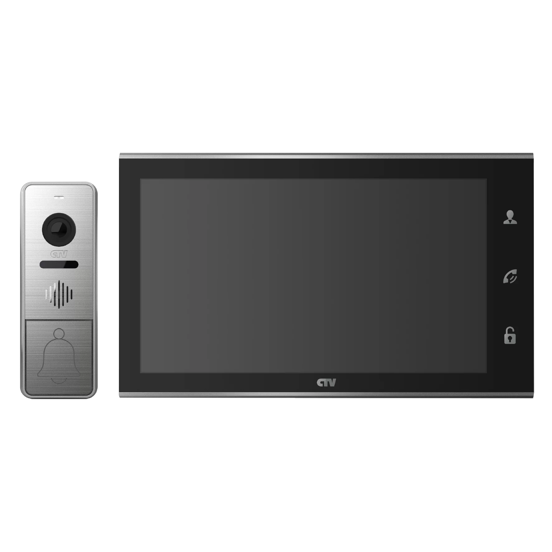 Комплект видеодомофона CTV-DP4105AHD (Черный)